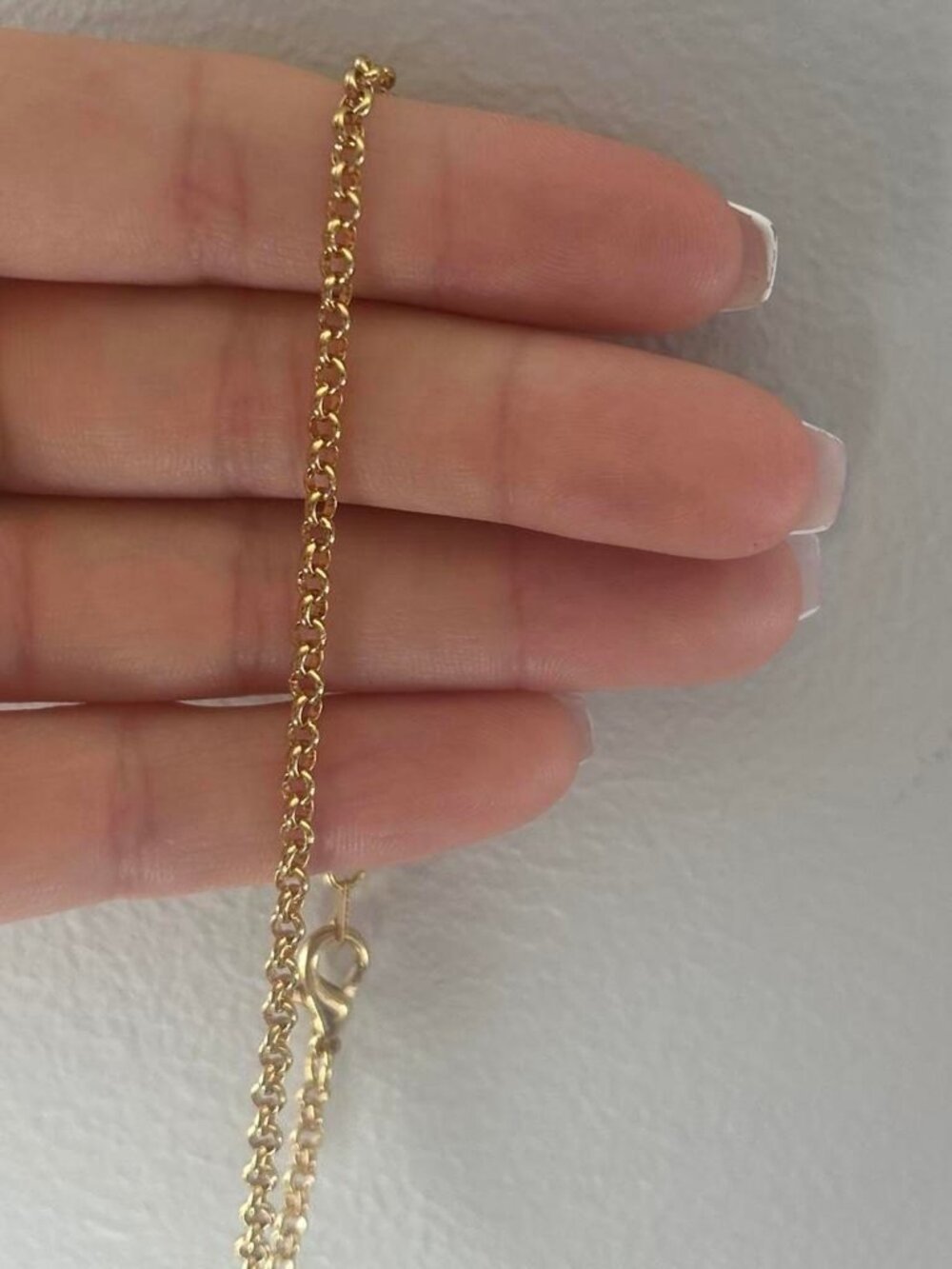 Gold Chain Bracelet Link Style Costume Jewelry